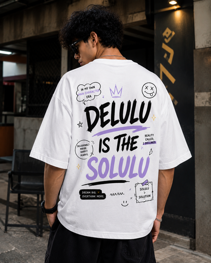 Delulu Is The Solulu Oversized Graphic T-Shirt