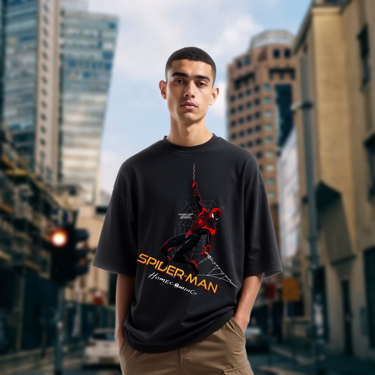 Web Warrior Oversized Tee