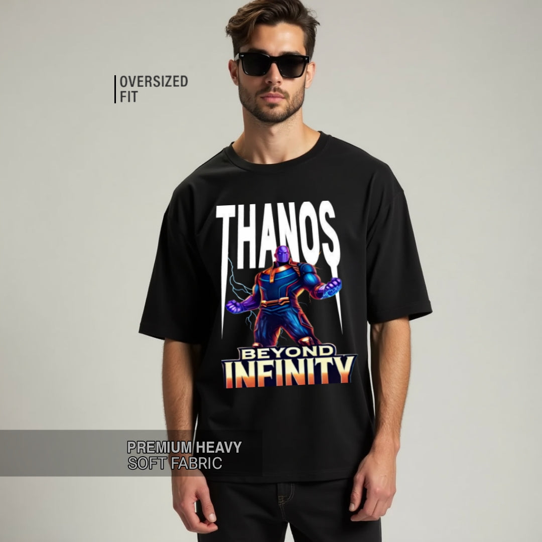 Beyond Power: Galactic Titan Oversized T-Shirt