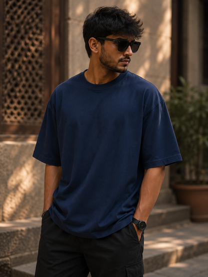 Ramayan Legacy Oversized T-Shirt (Navy Blue)